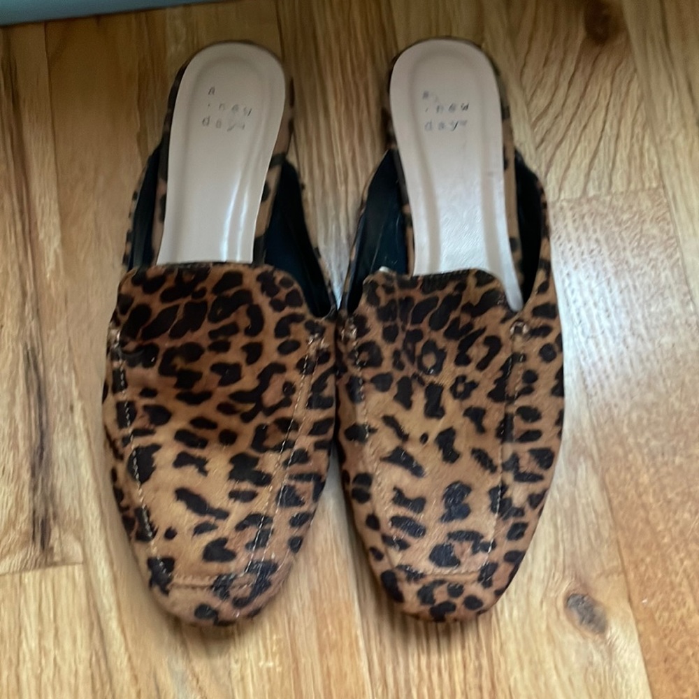 Slip on loafers - cheetah print